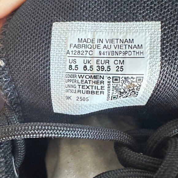 Converse Chuck Taylor All Star Wedge Women's Shoes Sz 8.5 Patent Leather A12827C - Picture 8 of 8